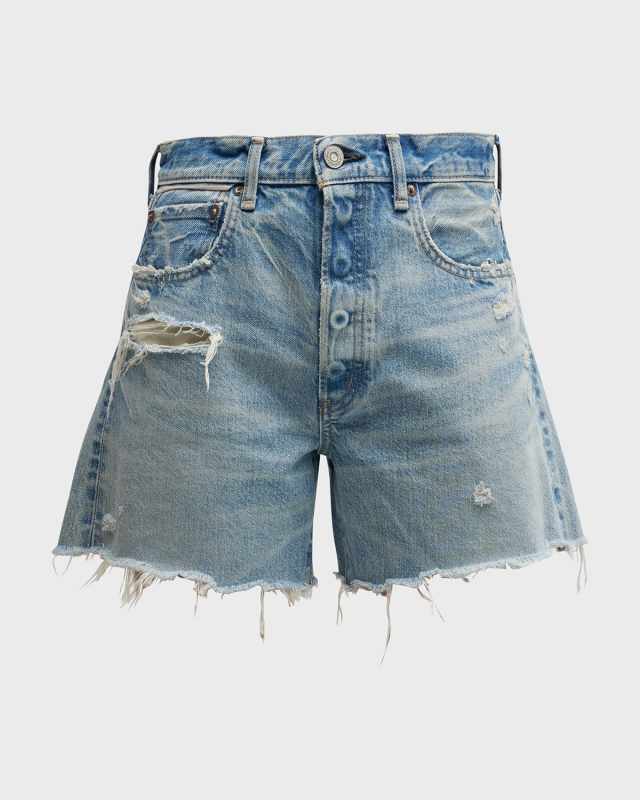 Wheatfield Distressed Denim Shorts